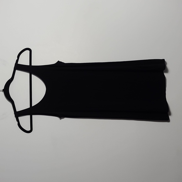 FIGWOOD Black Crew Neck Tank Top Mini Dress /Swimsuit Cover Up Size O/S - Picture 7 of 12